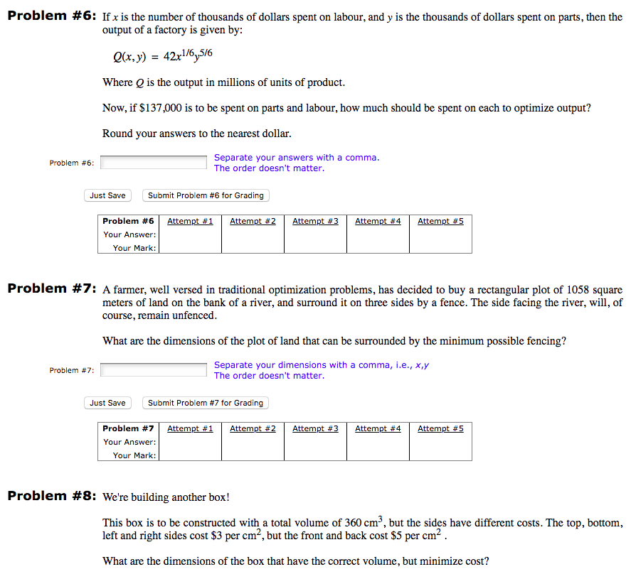 Solved Problem #6: If x is the number of thousands of | Chegg.com