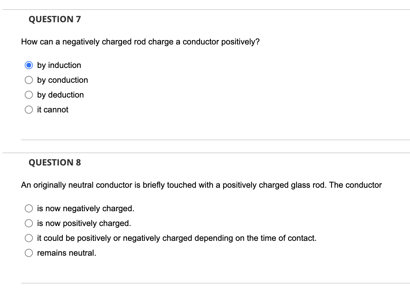 Solved How Can A Negatively Charged Rod Charge A Conductor | Chegg.com