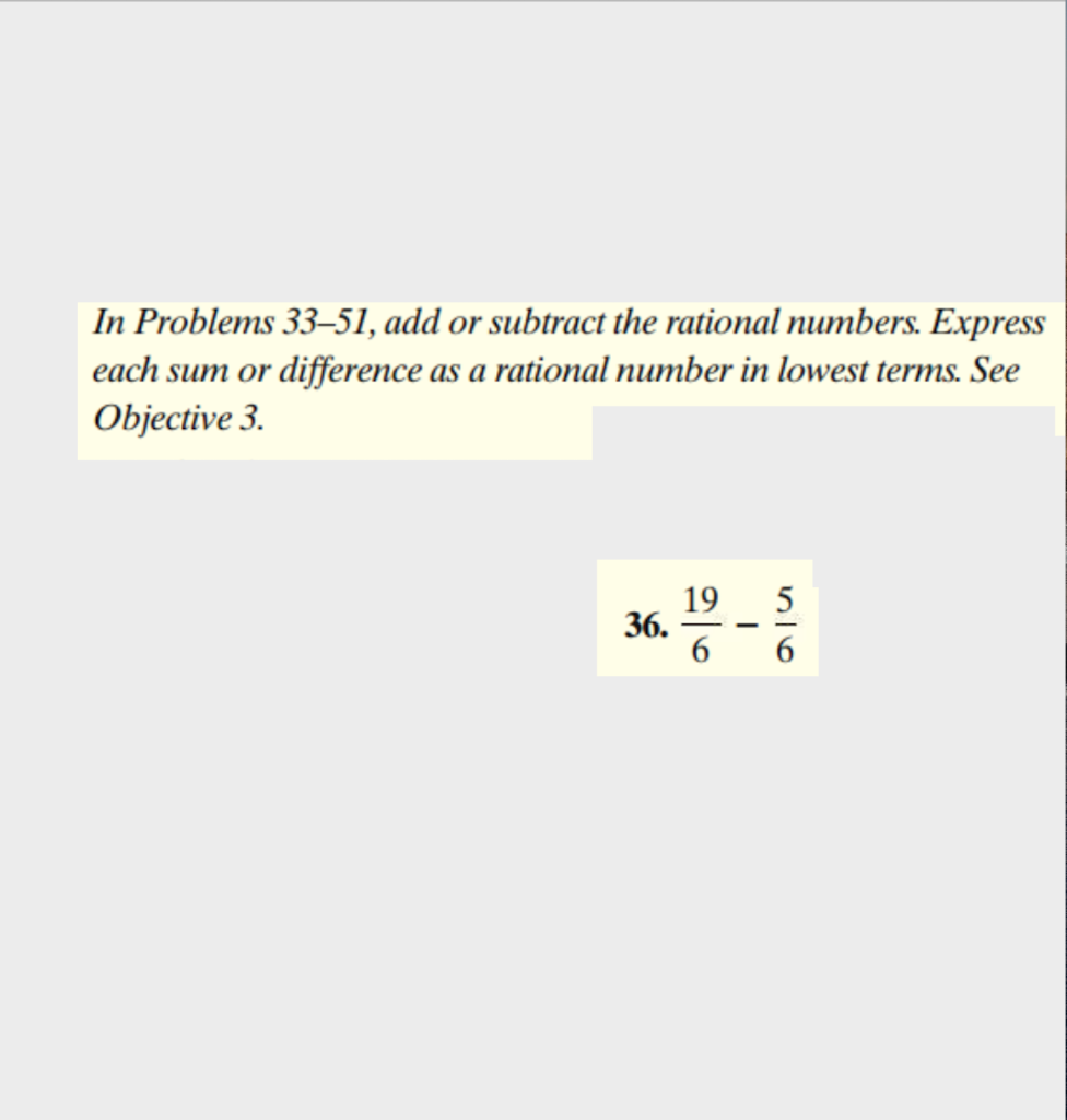 Solved In Problems 33–51, add or subtract the rational | Chegg.com