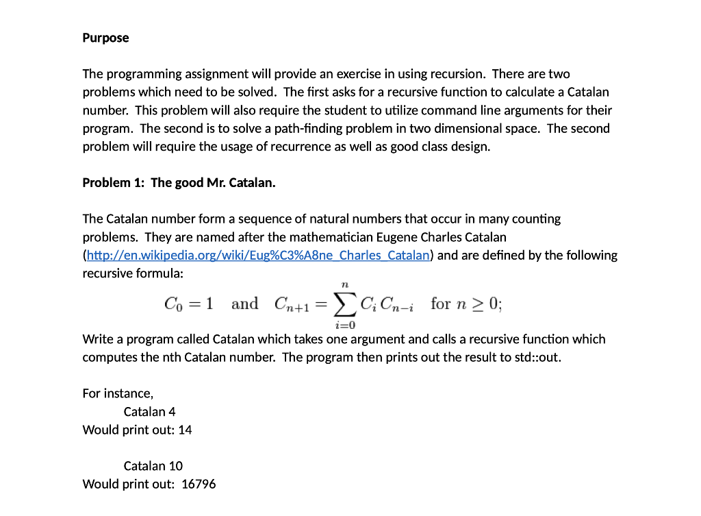 Solved Purpose The Programming Assignment Will Provide An | Chegg.com