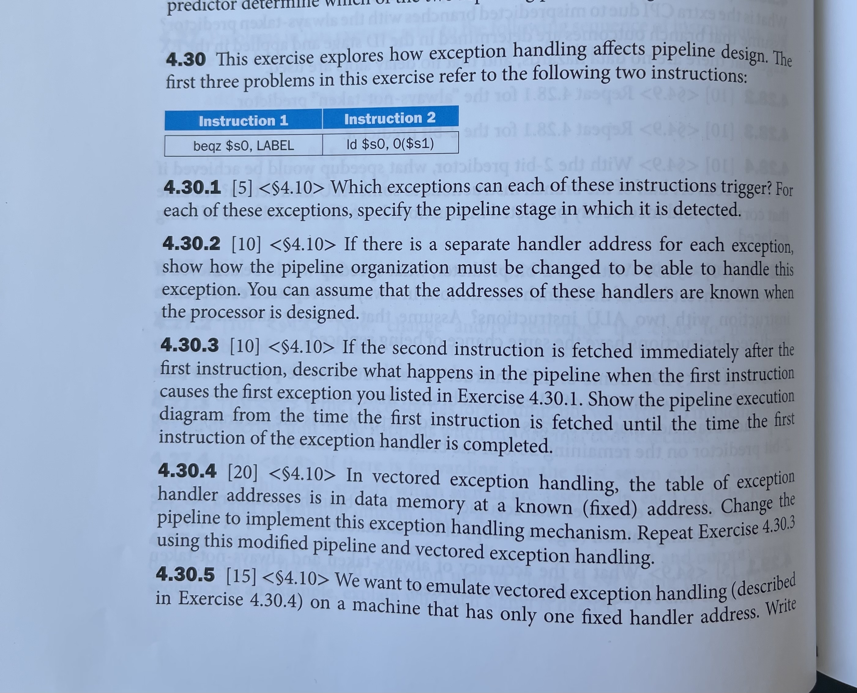 4.30 This exercise explores how exception handling | Chegg.com