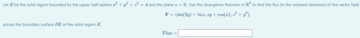 Solved Let E be the solid region bounded by the upper | Chegg.com