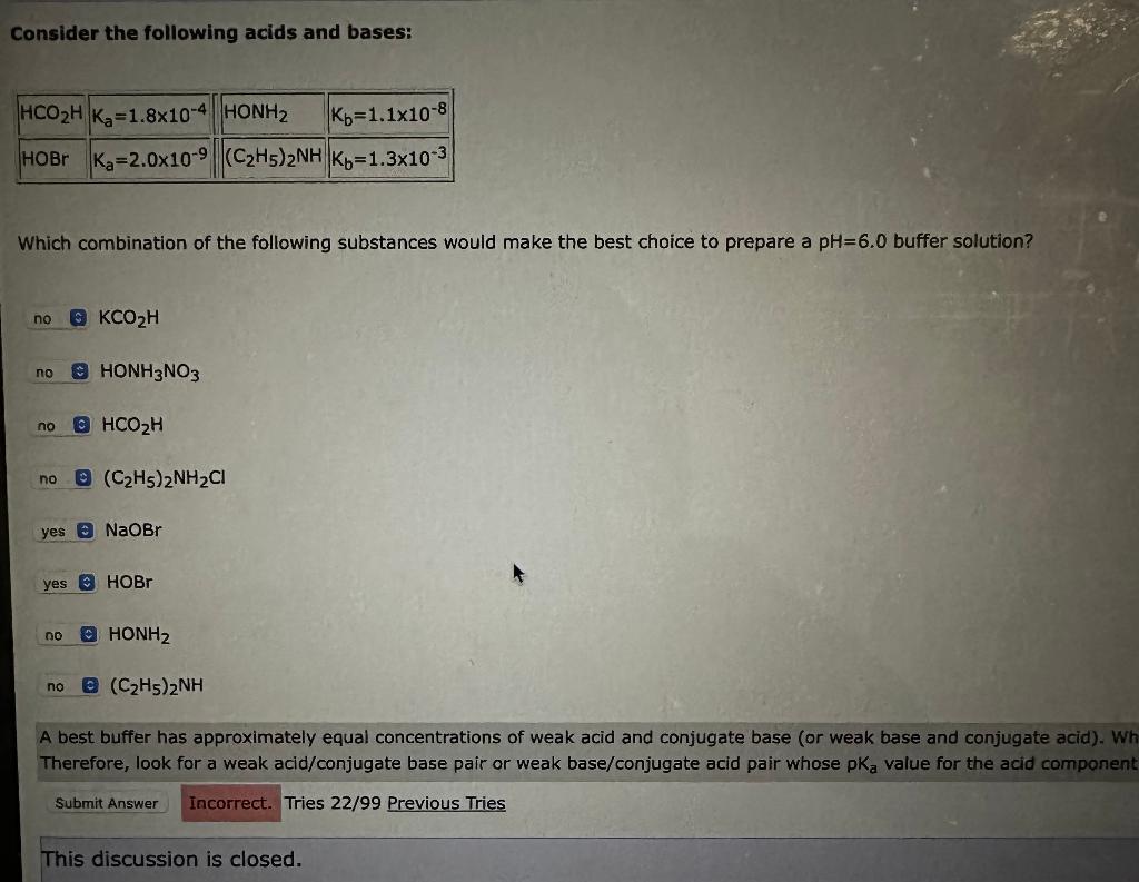 Solved Consider the following acids and bases: Which | Chegg.com