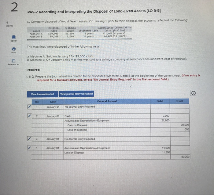 Solved 1 Required 1. Compute the cost of each machine. 2.