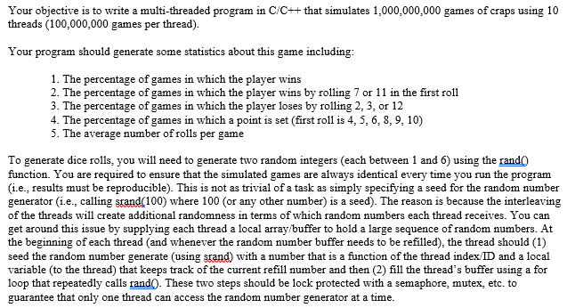 Solved The game of craps is a popular game played with a | Chegg.com