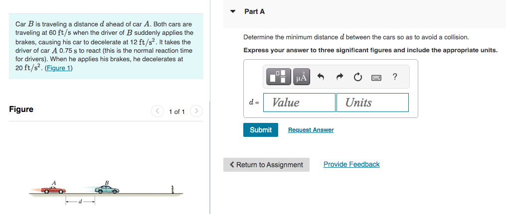 Solved Car B Is Traveling A Distance D Ahead Of Car A. Both | Chegg.com