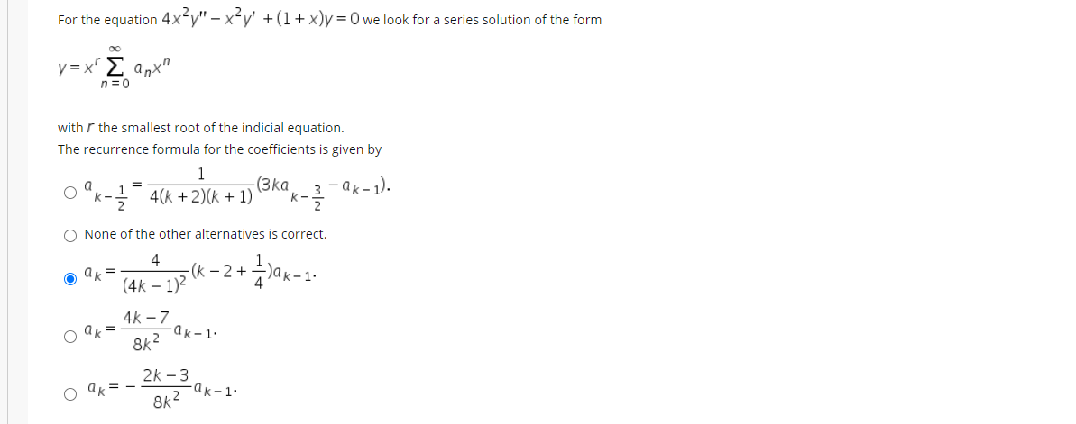 Solved For The Equation 4x Y Xy 1 X Y 0 We Look For Chegg Com