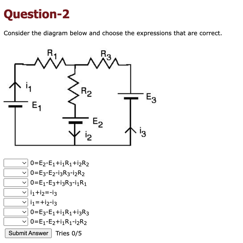 Solved Question-2 Consider The Diagram Below And Choose The | Chegg.com