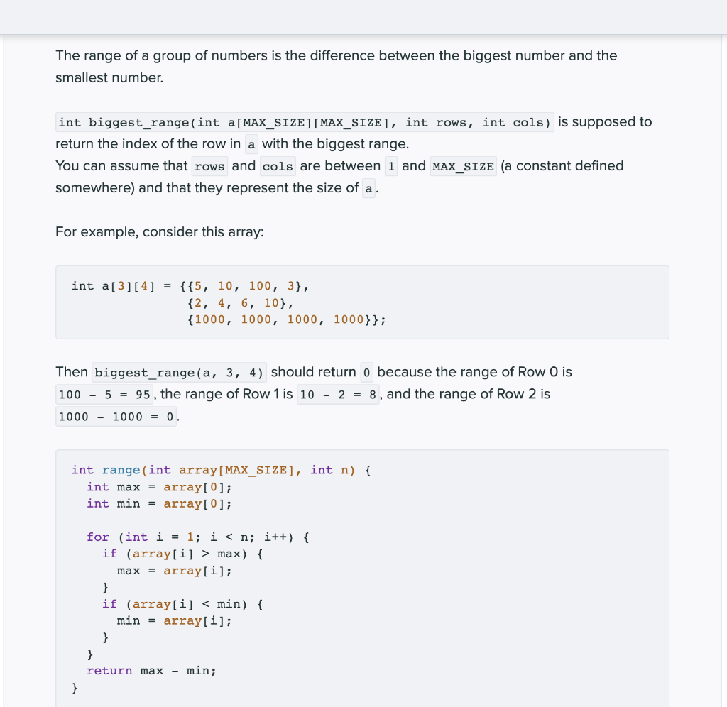 Solved The range of a group of numbers is the difference | Chegg.com