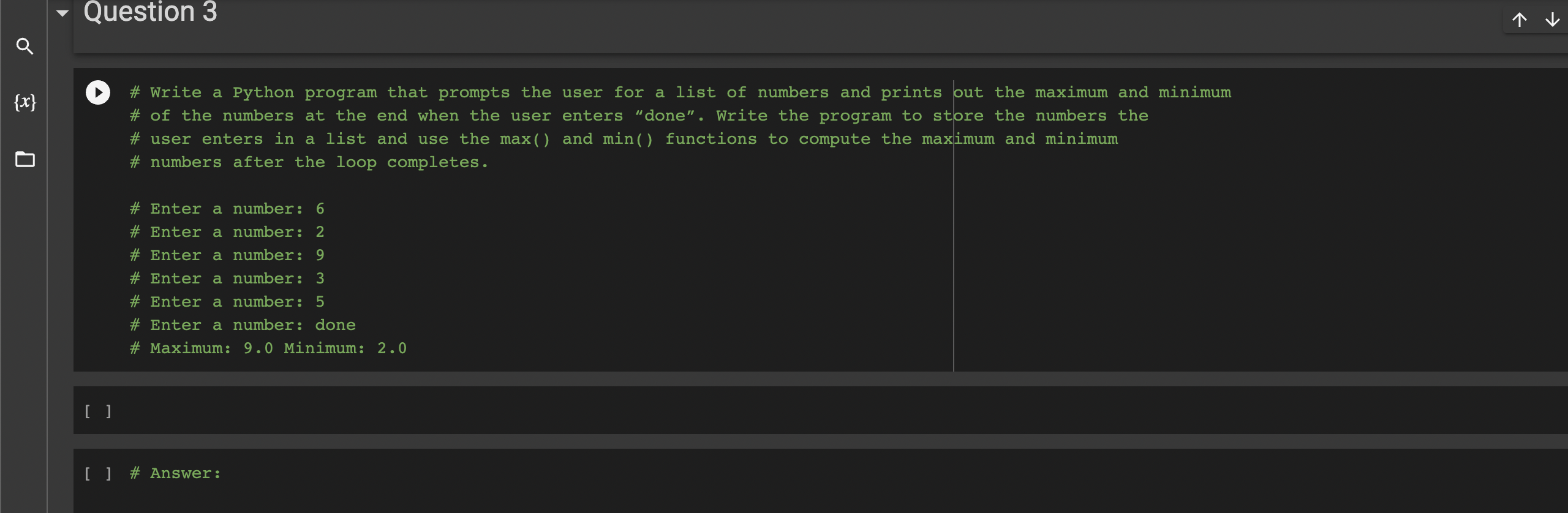 program-to-find-maximum-and-minimum-element-from-list-in-python