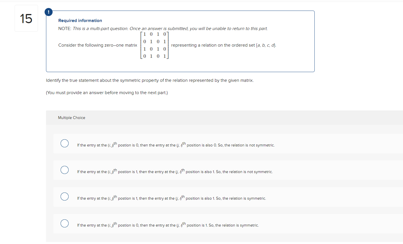 Solved ! Required information NOTE: This is a multi-part