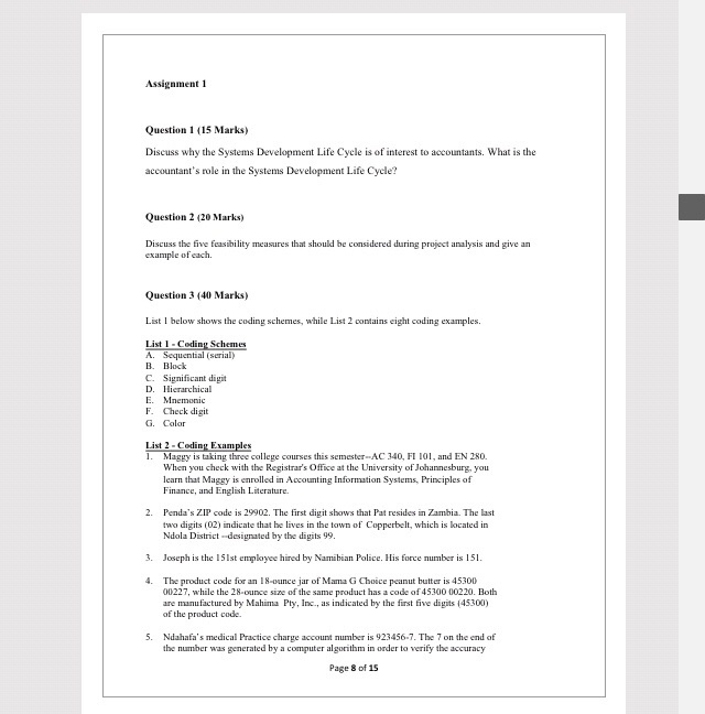  Solved Assignment1 Question 1 15 Marks Discuss Systems Development 