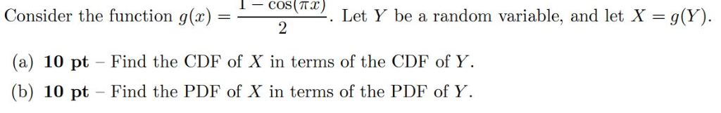 Solved ( Tx ) cos COS(T Consider the function g(x) = . (a) | Chegg.com