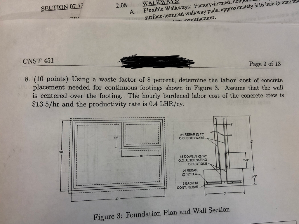 Solved SECTION 07 77 2.08 WALKWAYS A. Flexible Walkways