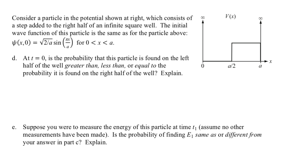 Solved 2 Consider A Particle That Is Initially In The Gr Chegg Com