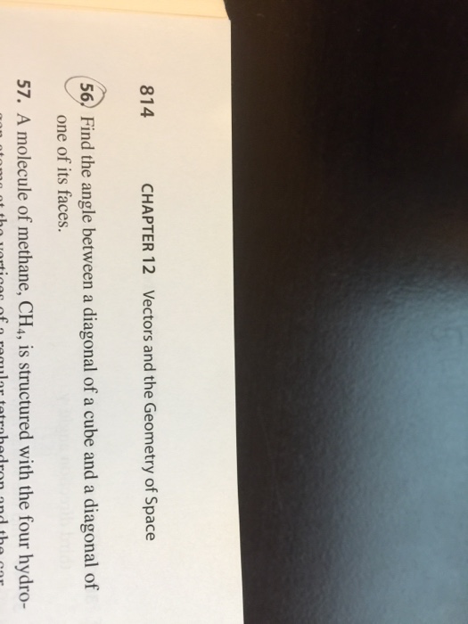 Solved CHAPTER 12 Vectors and the Geometry of Space 814 56. | Chegg.com