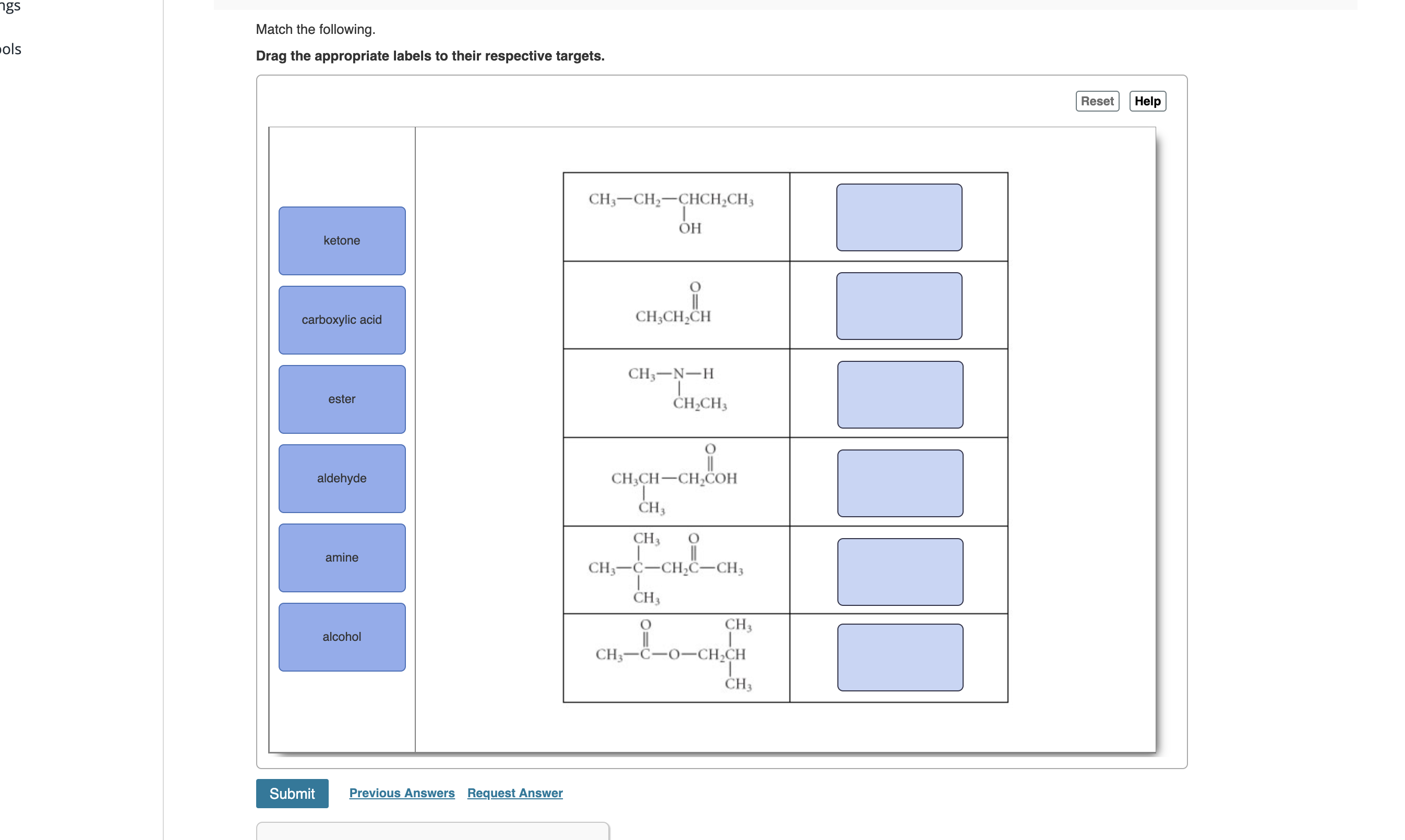 Solved Match the following. Drag the appropriate labels to | Chegg.com