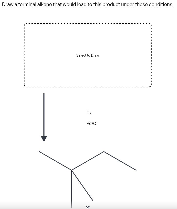 Solved Draw The Starting Structure That Would Lead To This Chegg Com