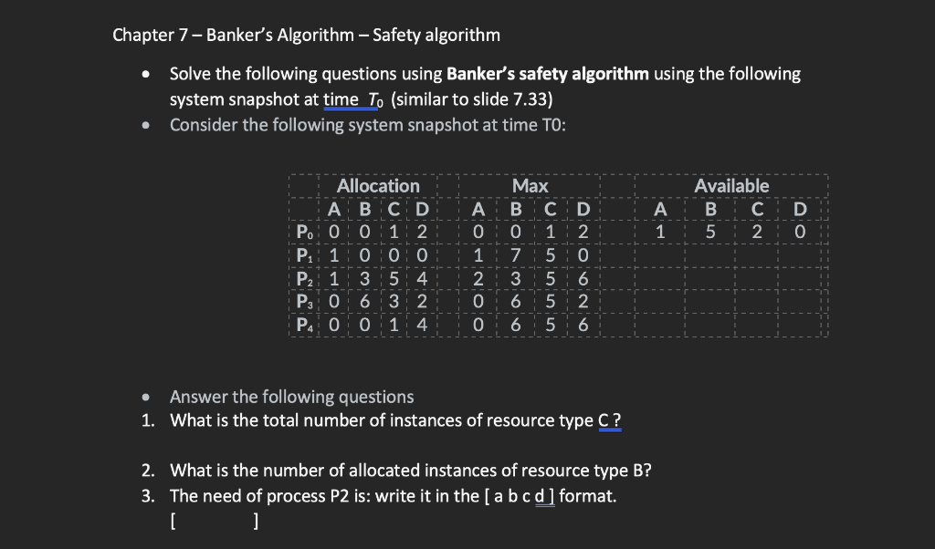 Solved Operating Systems Please read the questions | Chegg.com