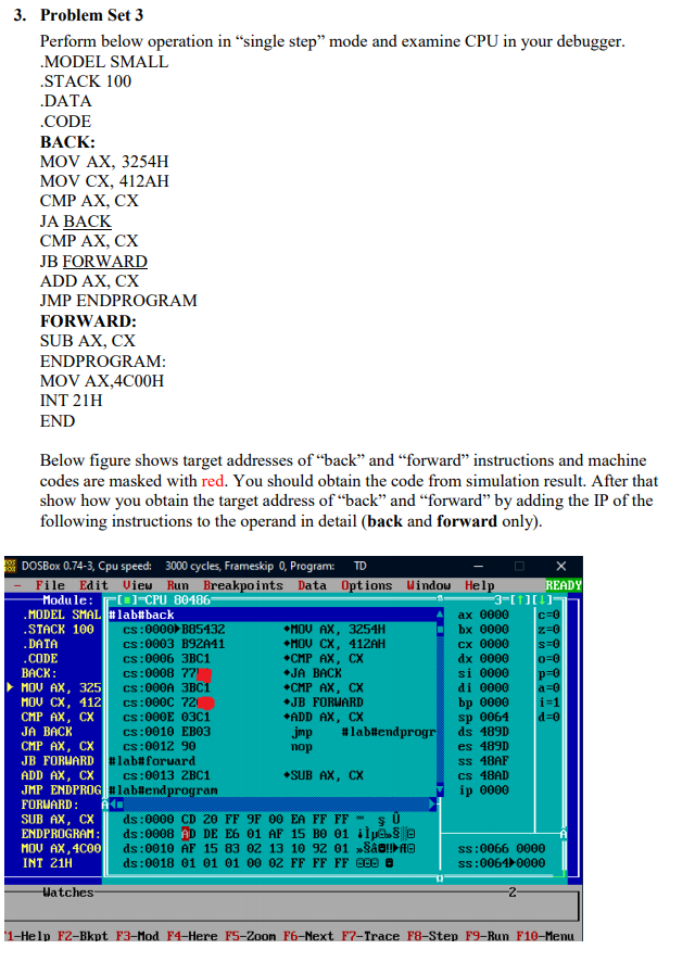 Solved 3. Problem Set 3 Perform below operation in “single | Chegg.com