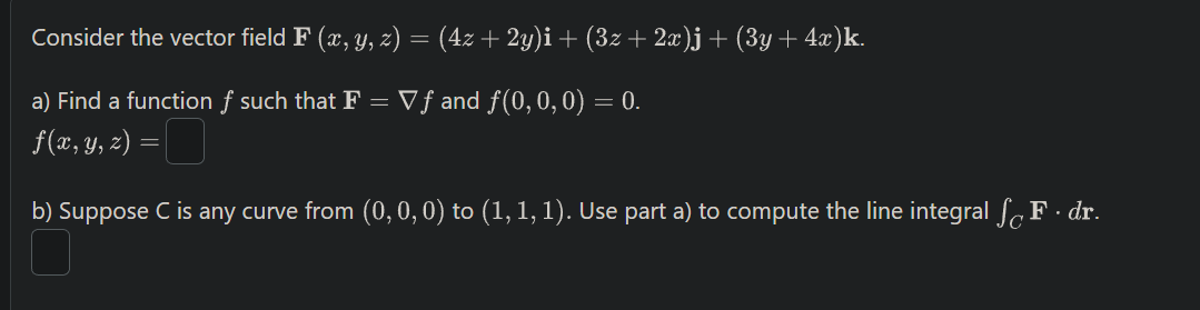 Solved Consider the vector field | Chegg.com