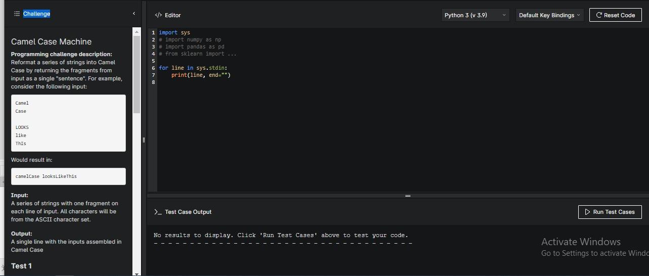 Solved Challenge Editor Python 3 (v 3.9) Default Key | Chegg.com