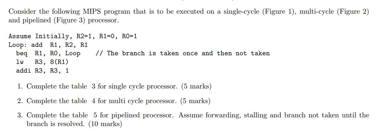 Solved I am stuck on the MIPS multi-cycle processor and | Chegg.com
