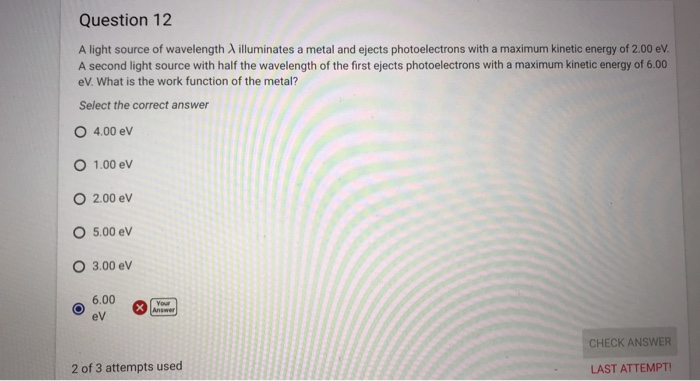Solved Question 12 A light source of wavelength λ | Chegg.com