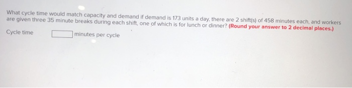 Solved A manager wants to determine the number of containers | Chegg.com