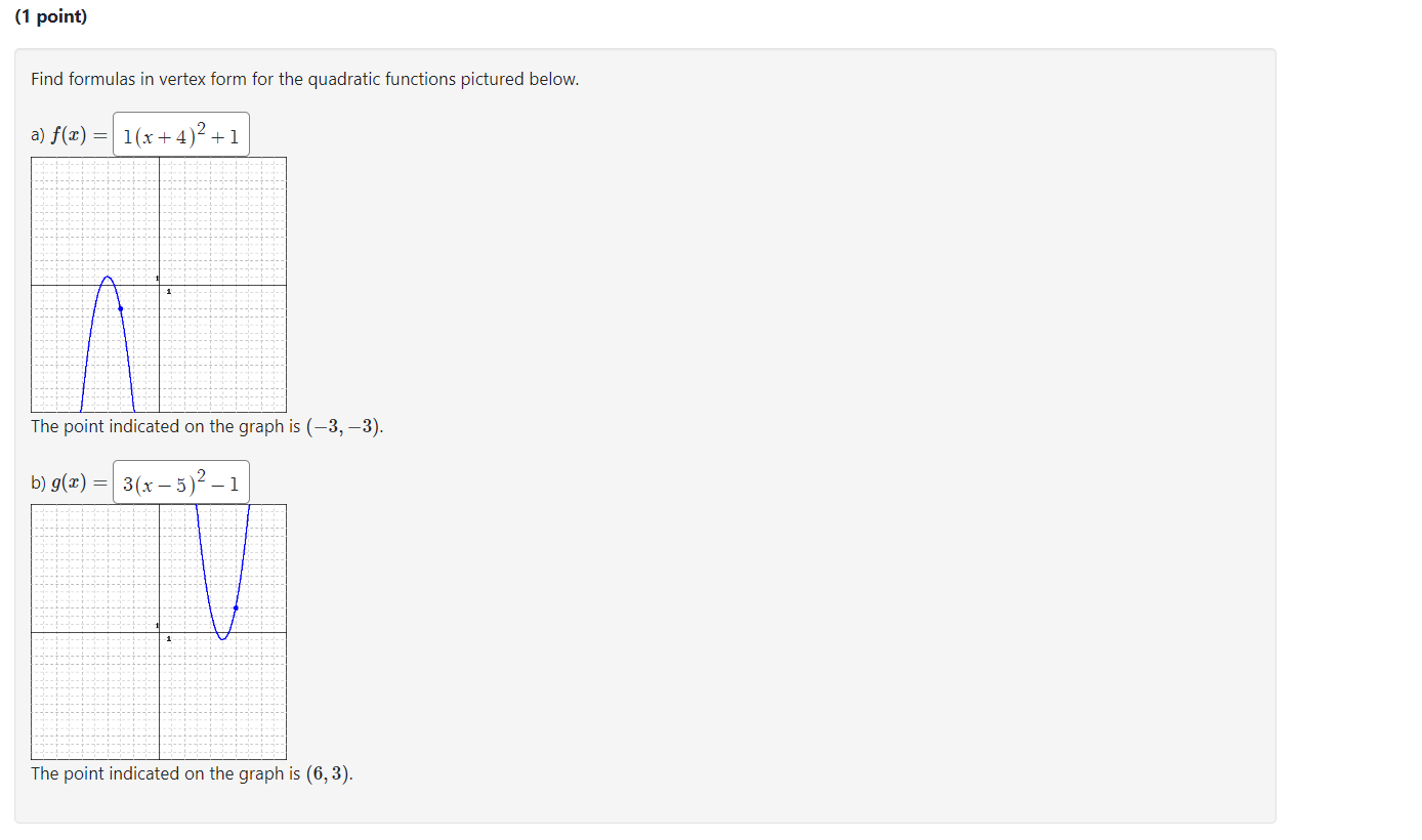 solved-find-formulas-in-vertex-form-for-the-quadratic-chegg