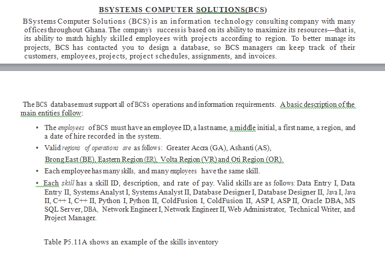 Solved BSYSTEMS COMPUTER SOLUTIONS(BCS) BSystems Computer | Chegg.com