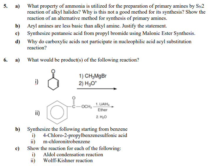 Solved 5. A) B) C) D) What Property Of Ammonia Is Utilized | Chegg.com ...