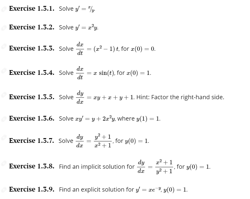 Solved 1.3.1 ODE dy + an-1dtn-1 dth du b + bou(t) (1.3.1)