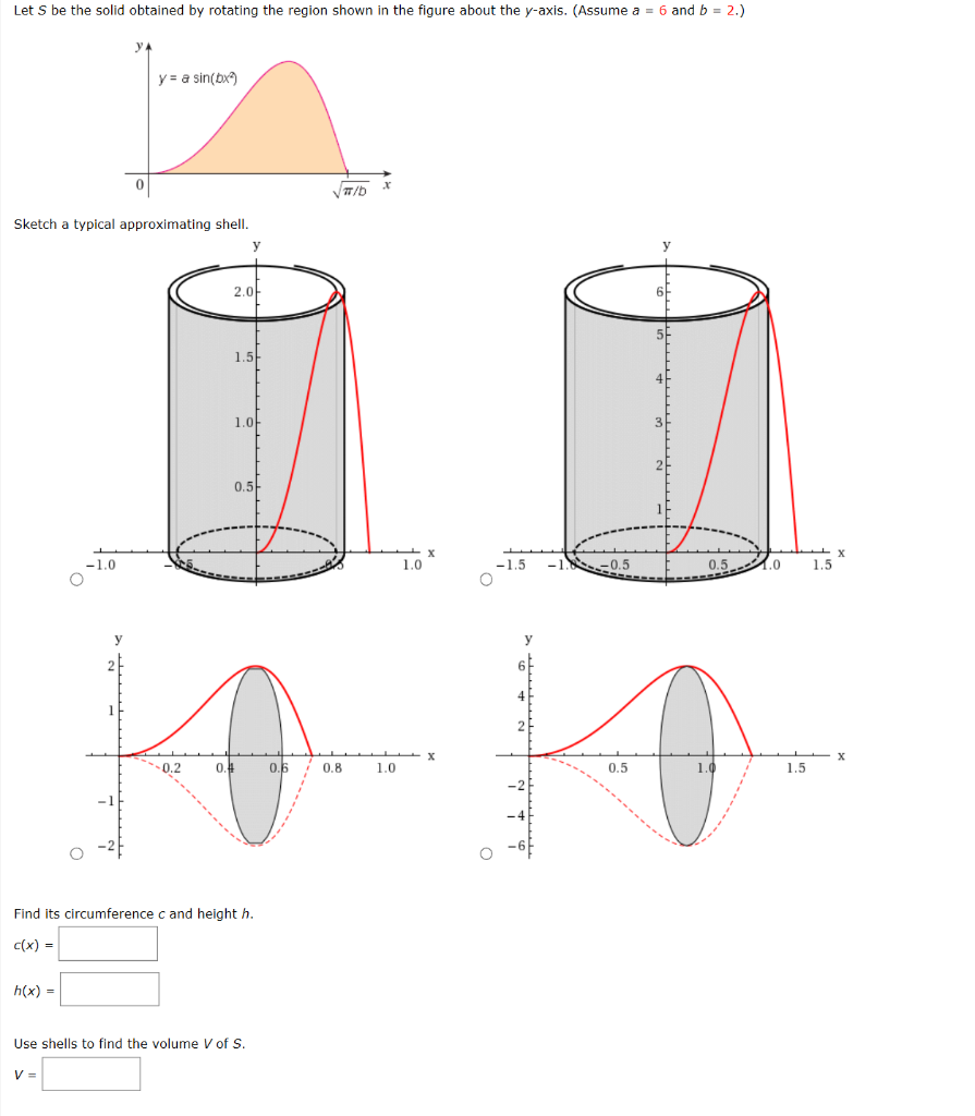 Solved Let S be the solid obtained by rotating the region | Chegg.com