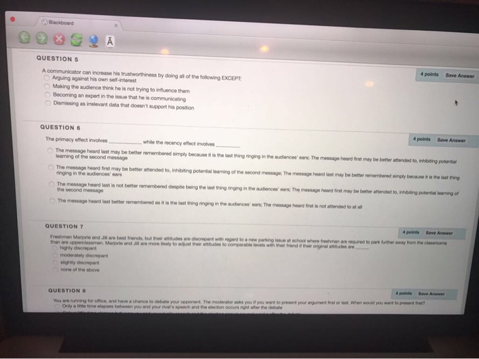 Solved QUESTION 5 4 points Save Answer A communicator can | Chegg.com