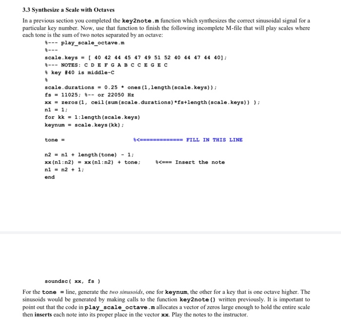 Solved MATLAB. 3.3) please finish the following incomplete | Chegg.com