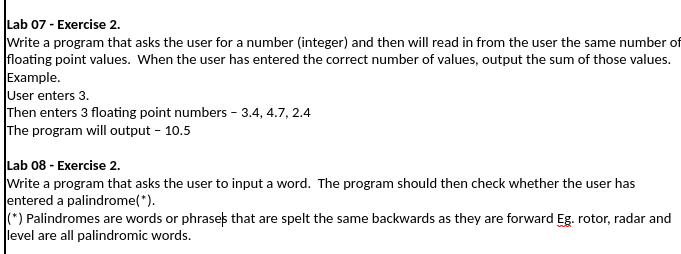 Solved Lab 07 - Exercise 2. Write A Program That Asks The | Chegg.com