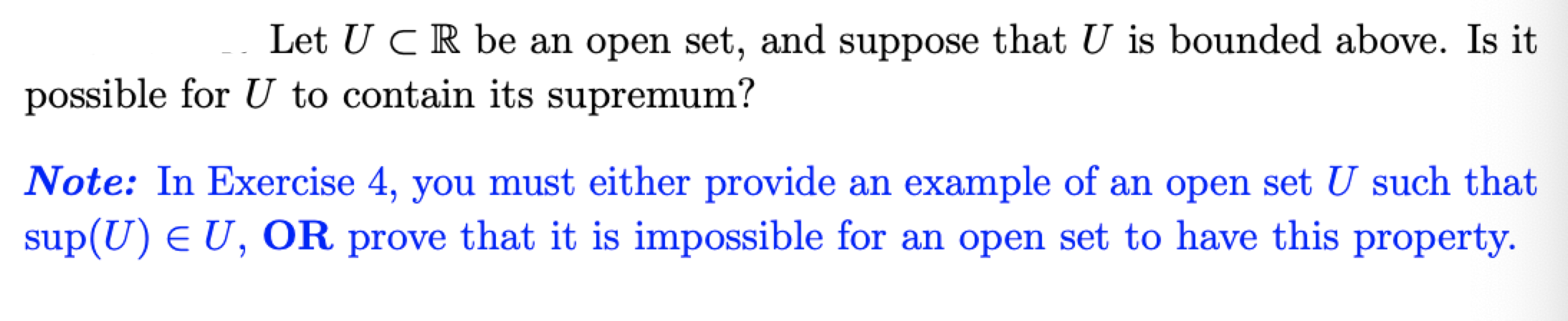 Solved Let U CR be an open set, and suppose that U is | Chegg.com