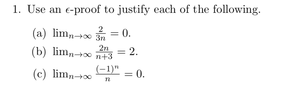 Solved E-proof to justify each of the following 1. Use an 2 | Chegg.com