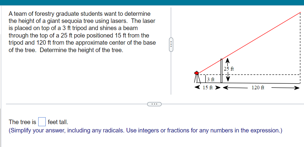 Solved A team of forestry graduate students want to | Chegg.com