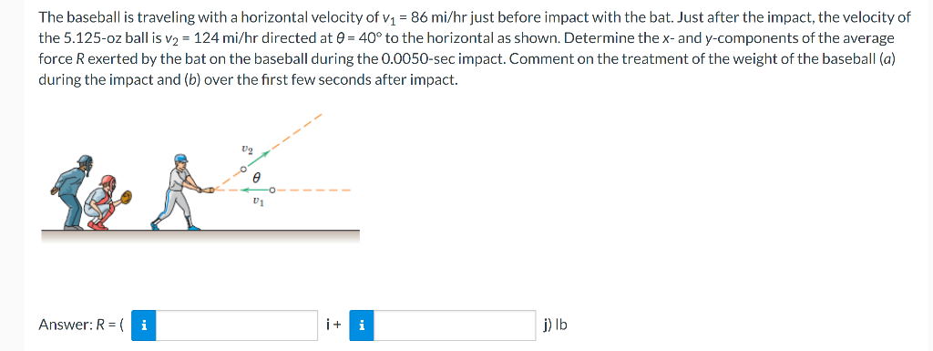 Solved The Baseball Is Traveling With A Horizontal Velocity | Chegg.com