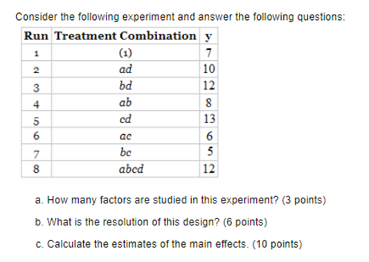 Solved 2 Consider the following experiment and answer the | Chegg.com