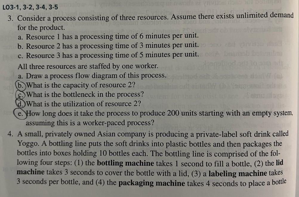 Solved 3. Consider A Process Consisting Of Three Resources. | Chegg.com