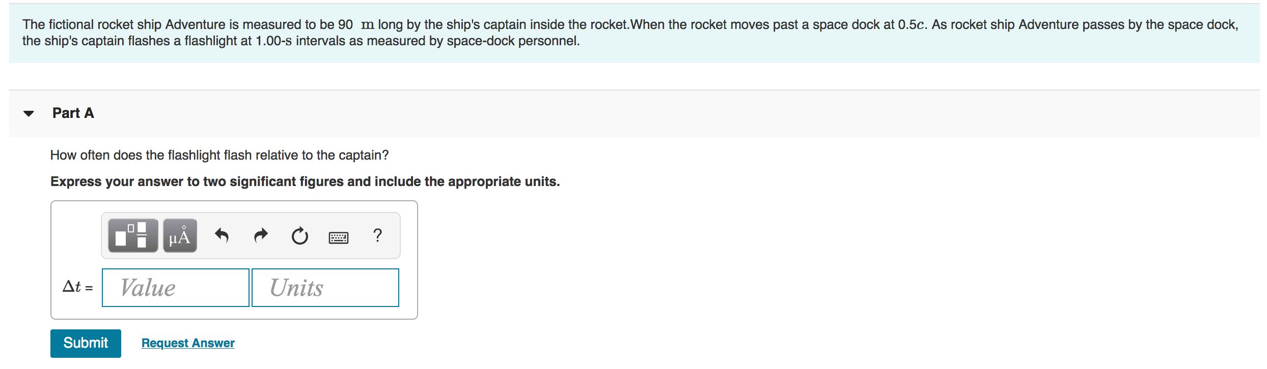 Solved The fictional rocket ship Adventure is measured to be | Chegg.com