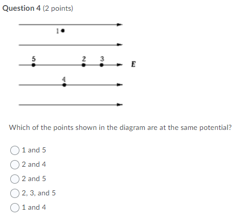 Solved Question 4 (2 points) 5 5 2 3 Which of the points | Chegg.com