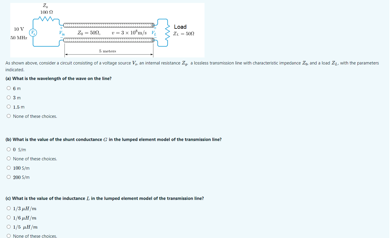Solved As shown above, consider a circuit consisting of a | Chegg.com