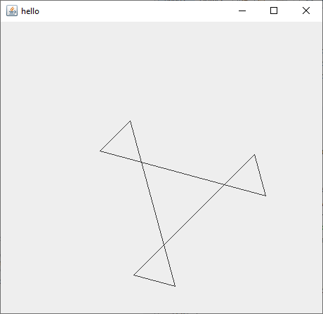 java - how to draw a an empty equilateral triangle... Solved please in java lanquage An equilateral triangle can | Chegg.com