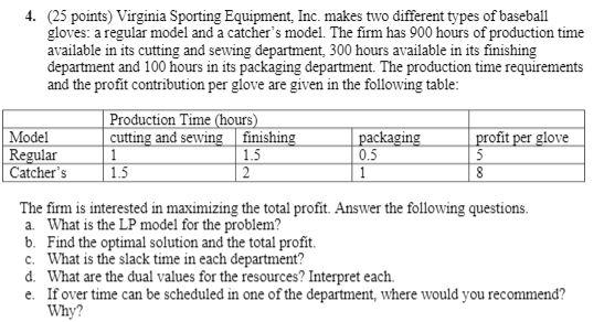 Solved Show LP models for all problems. Attach the original | Chegg.com