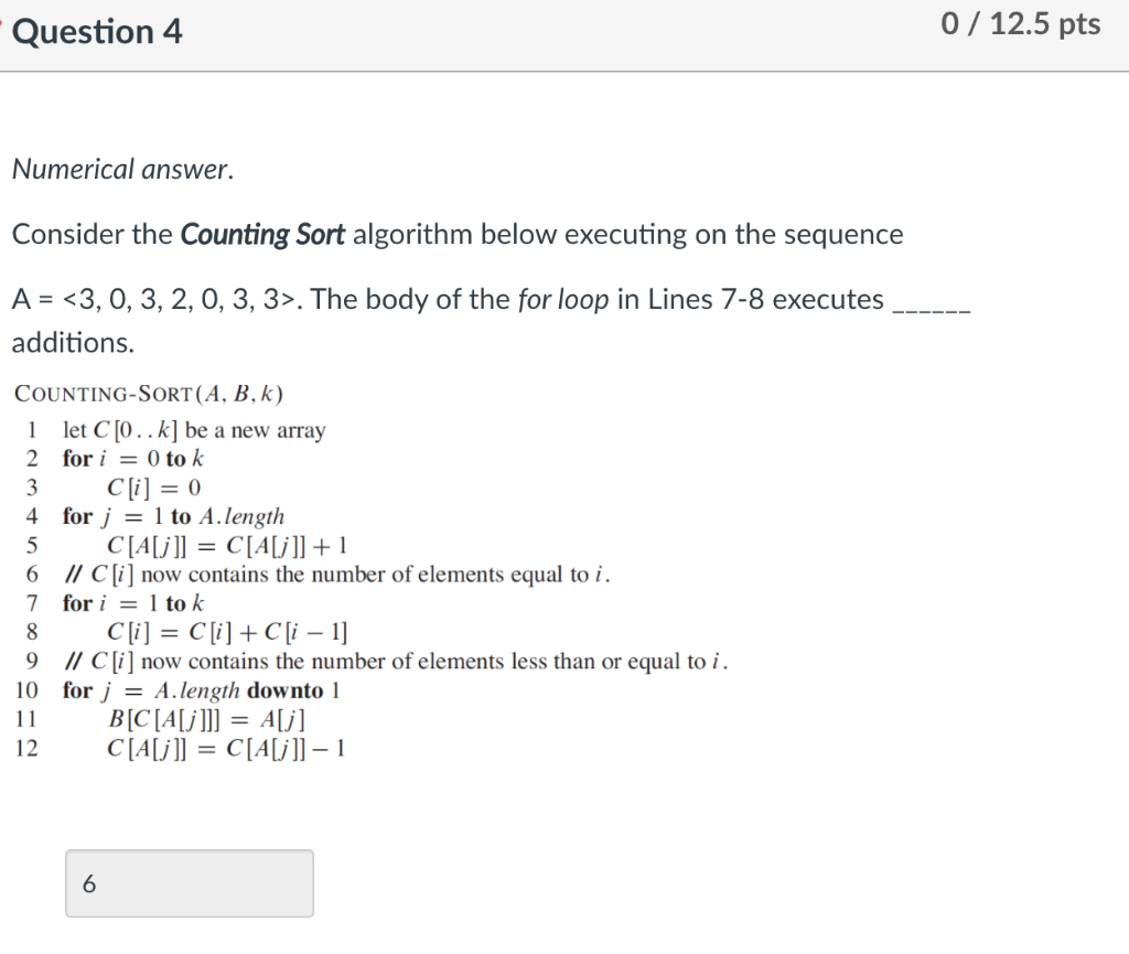 Solved Question 4 0 / 12.5 pts Numerical answer. Consider | Chegg.com