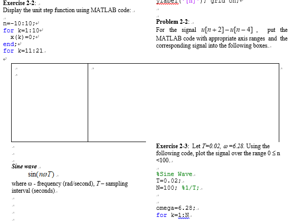 Exercise 2-1: Display the unit impulse function with | Chegg.com